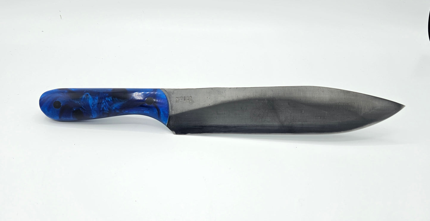Chef's Knife - Blue Swirl